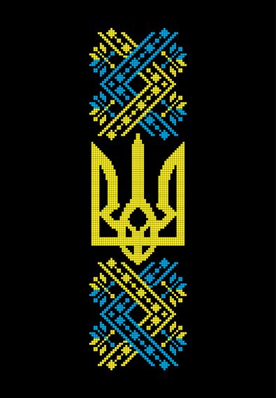 Футболка жіноча чорна з принтом "Вишиванка", XL | Зображення 1