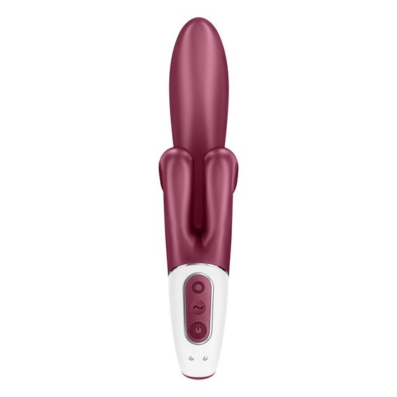 Вібратор-кролик Satisfyer Touch Me Red, подвійний відросток, 3 потужні мотори | Зображення 5