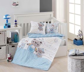Комплект постельного белья для новорожденных First Choice Baby 100х150 см. Teddy Bear
