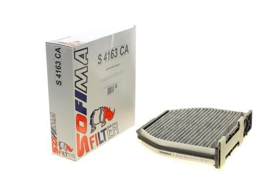 Фільтр салону Mercedes Benz GLK-class X204 08- вугільний  S 4163 CA