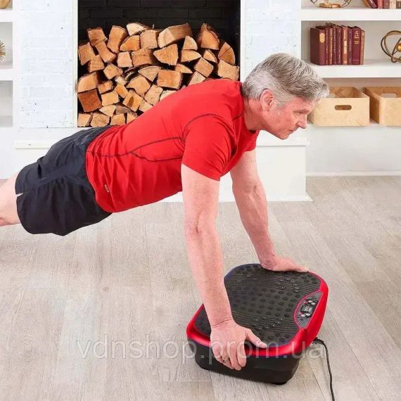 Віброплатформа для тренувань + пульт, до 120кг, від мережі / Вібраційна платформа для схуднення | Зображення 2