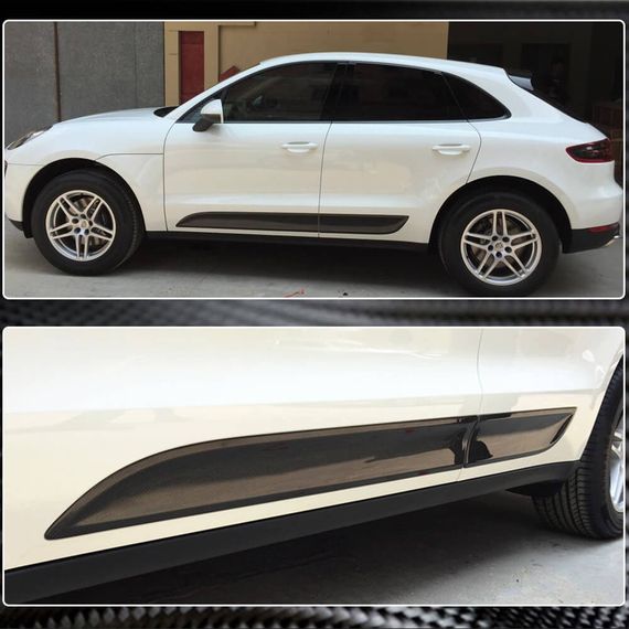 Молдинги дверей (2014-2021, Карбон) для Porsche Macan рр | Зображення 3