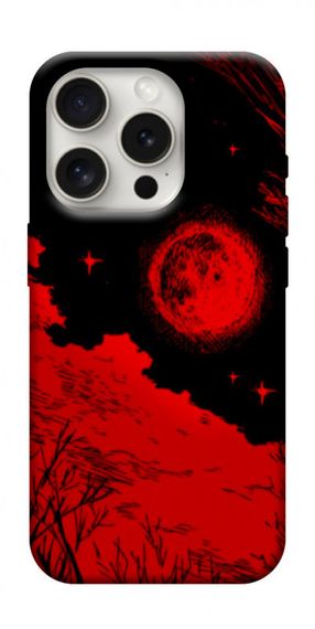 Чохол з картинкою Кривавий захід сонця для Apple iPhone 16 Pro (6.3")