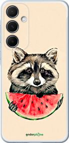 Чохол на Samsung Galaxy A55 Єнотик з кавуном "4605u-3617-2448"