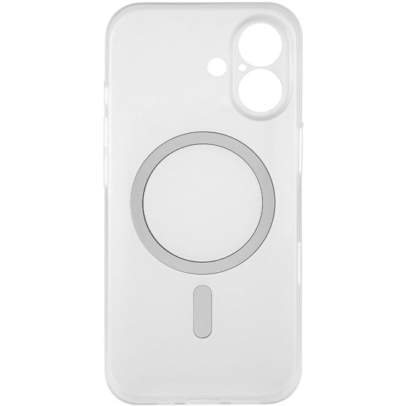 Чохол PC Slim Matte with Magnetic Fit (camera button) для Apple iPhone 17 (6.3") White | Зображення 3