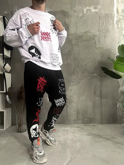 Костюм світшот штани ДТФ | Зображення 3