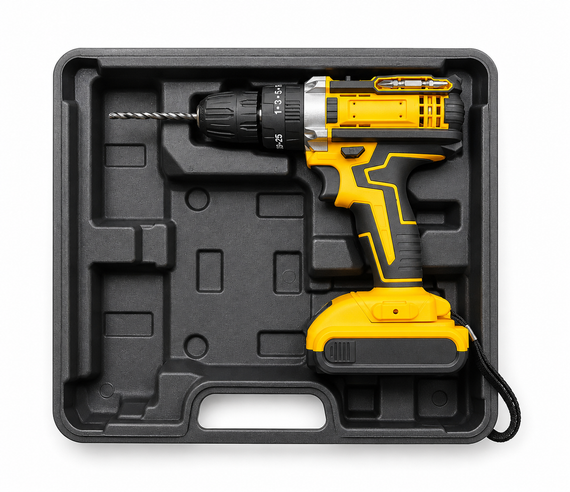 Аккумуляторный шуруповерт POLEIS OP Tool Set 24V с набором инструментов и 2 АКБ/ART-5043 | Зображення 1