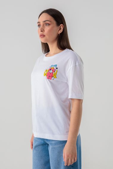 Футболка жіноча LAWA P-WB02340 S Білий (2000990462794) | Зображення 3