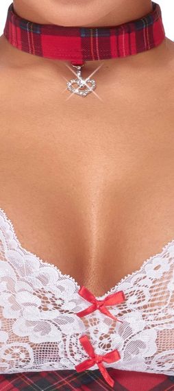 Костюм у клітинку Cottelli ,,Школярка,, для рольових ігор, M | Зображення 3