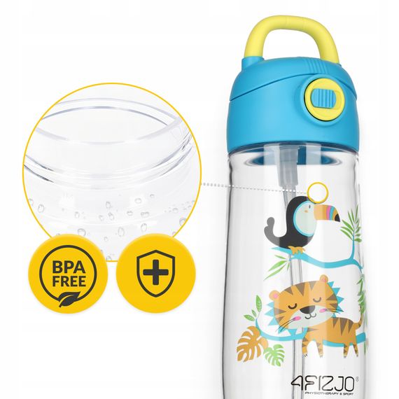 Пляшка для води дитяча 4FIZJO 550 мл Mix (P-5905973403702) | Зображення 6