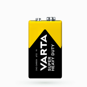 Батарейка сольова V9 (пл-1шт) VARTA Super Heavy Duty