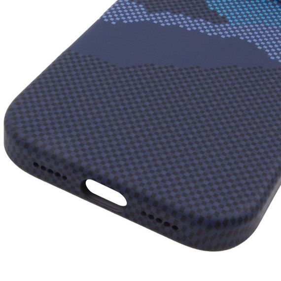 TPU чохол Pixel Craft with Magnetic Fit для Apple iPhone 16 Pro (6.3") Mountain Blue | Зображення 4