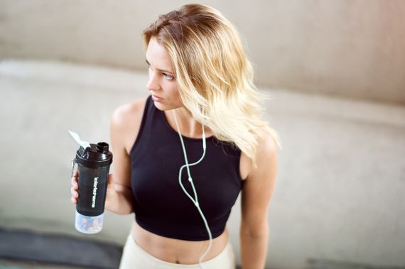 Шейкер спортивний SmartShake Slim 500ml Black | Зображення 6