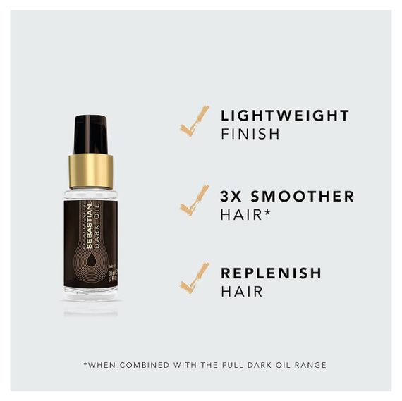Олія для гладкості та щільності волосся Sebastian Professional Dark Oil | Зображення 2