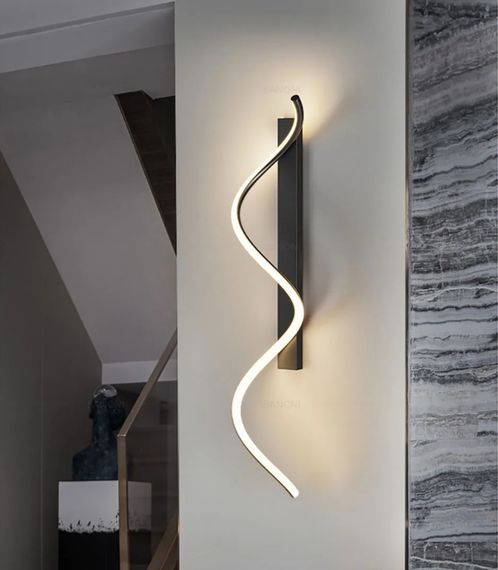 Бра LED 27592 Чорний 8х14х100 см.