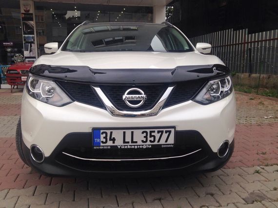 Дефлектор капота EuroCap (2014-2017) для Nissan Qashqai | Зображення 7