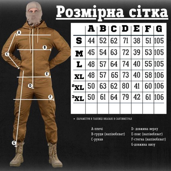 Тактический костюм Poseidon 3в1 coyot ВТ6701 | Зображення 1