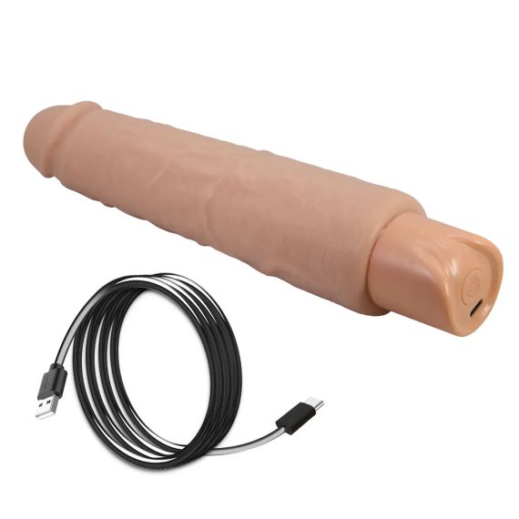 Перезарядний вібратор реалістик Pretty Love - Soren Realistic Vibrating Dildo, BW-500083 Sex Aura | Зображення 9
