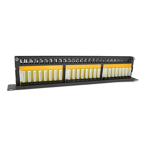 Патч-панель Ritar 48 портiв UTP DUAL кат 6 19 "1U НЕ екранована чорна Q10 | Зображення 1