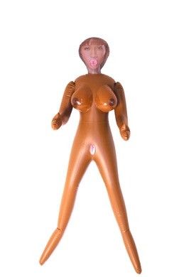 Секс лялька надувна з трьома отворами CalExotic India Nubian Love Doll, коричневий Sex Aura | Зображення 3