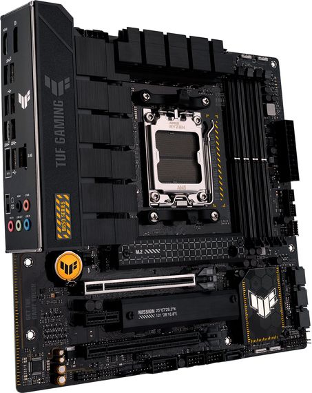 Материнcкая плата ASUS TUF GAMING B650M-PLUS sAM5 B650 4xDDR5 M.2 HDMI DP mATX 90MB1BG0-M0EAY0 | Зображення 1
