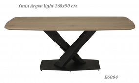 Стіл Argon light МДФ з ефектом дерева світлий дуб 160х90 см