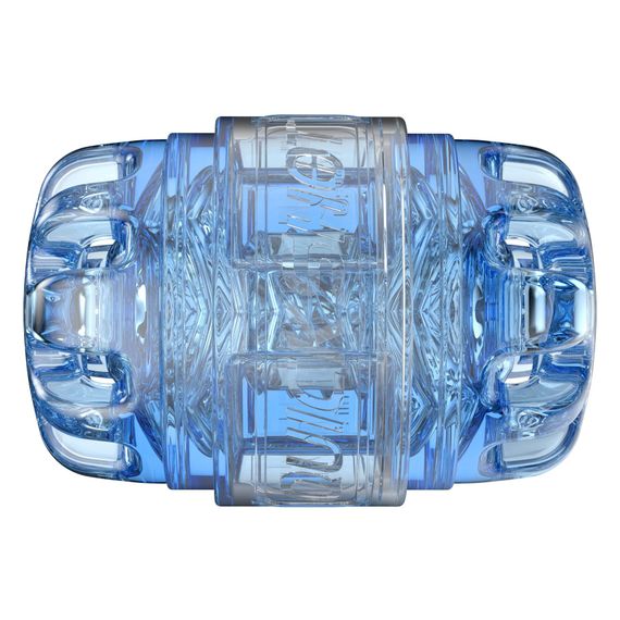 Мастурбатор Fleshlight Quickshot Turbo Blue Ice, компактний, чудово для пар і мінету | Зображення 3