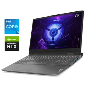 Ігровий ноутбук Lenovo LOQ 15IRH8 / 15.6" (2560x1440) IPS / Intel Core i5-12450H (8 (12) ядер по 3.3 - 4.4 GHz) / 16 GB DDR5 / 512 GB SSD M.2 / nVidia GeForce RTX 4060, 8 GB GDDR6, 128-bit / WebCam б/в
