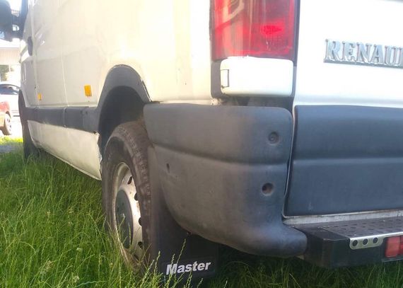 Бризковики з поглибленням (2 шт, гума) для Renault Master 1998-2010 рр | Зображення 4