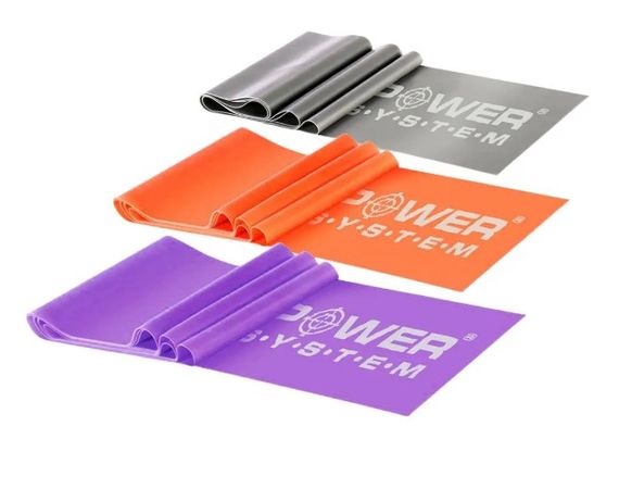 Стрічка-еспандер для спорту та реабілітації Power System PS-4007 Resistance Band Set 3 шт (PS-4007)