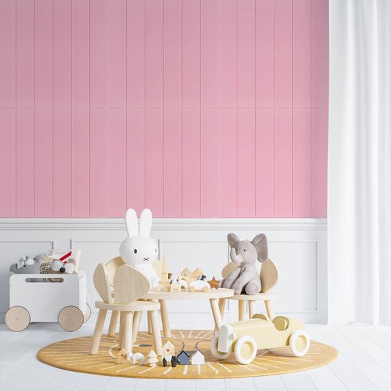 Самоклеюча 3D панель під рожеве дерево 700x700x4мм (379) SW-00001384 | Зображення 4