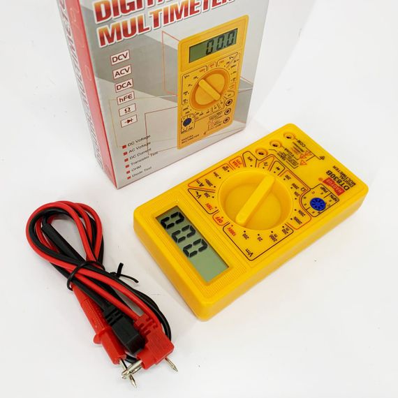 Мультиметр HAOYUE DT830B yellow | Зображення 4