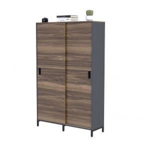 Шкаф офисный раздвижной Loft Design LS-1200-1900 антрациторех