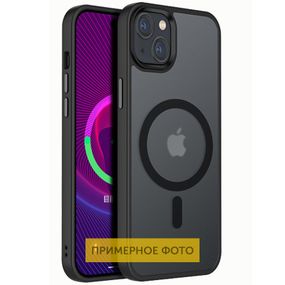 TPU+PC чохол Metal Buttons with MagSafe Colorful для Apple iPhone 16 (6.1")