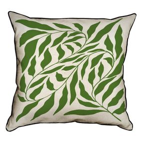 Подушка с мешковины Ивовая ветка 45x45 см (45PHB_23M010)