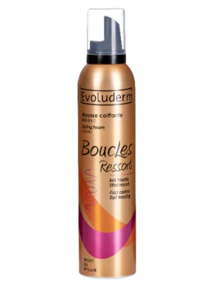 Мус для стайлінгу з кератином Evoluderm Boucles Ressort 250 мл
