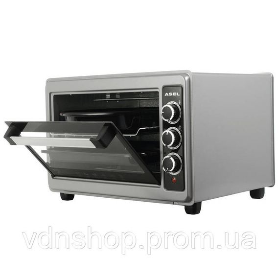 Многофункциональная печь с антипригарным покрытием ASEL AF-33-23 1300 Вт 33 Л, Мультипечь для готовки JH-10