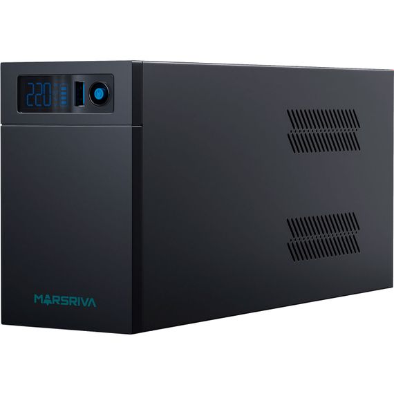 ДБЖ Marsriva MR-UF1200L, 1200ВА/950Вт, Line-Interactive, LED version, з літієвою батареєю