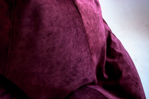 КРІСЛО-ГРУША, крісло-мішок з тканина велюр крокус із внутрішнім з'ємним чохлом | Зображення 1