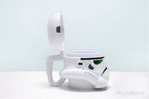 Чашка Кружка Пластиковая Star Wars 3D Plastic Штурмовик (Белая) | Зображення 4