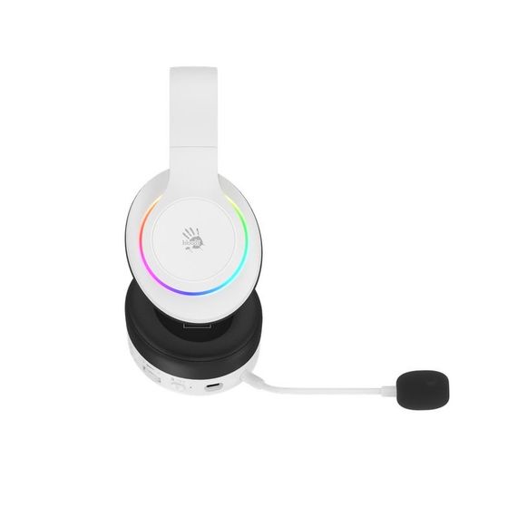 Гарнітура ігрова бездротова Bloody GR520 (White) з RGB підсвічуванням, білий колір | Зображення 3