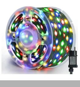 Гірлянда РОСА кольорова з пультом, зелений дріт 50 м від мережі 500 диодів XPRO (46861-91011_251)