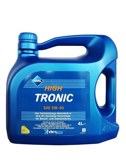 Моторна олива ARAL High Tronic 5w40 4л SN/CF,C3