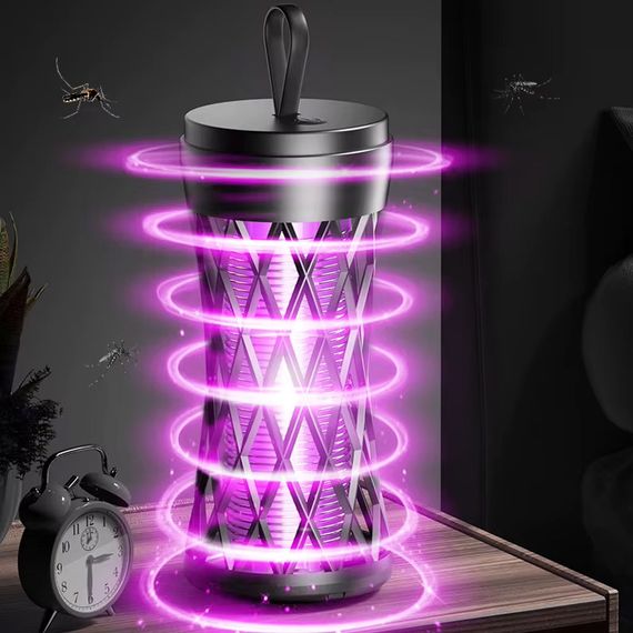 Ловушка для насекомых с UV подсветкой TX-WD02 with battery 1200 mAh Black | Зображення 5