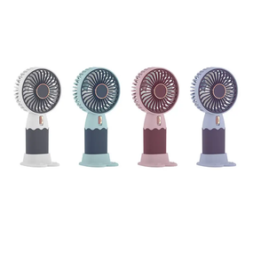 Вентилятор портативний ZB088A Mini Fan / Ручний вентилятор з акумулятором / Настільний портативний вентилятор