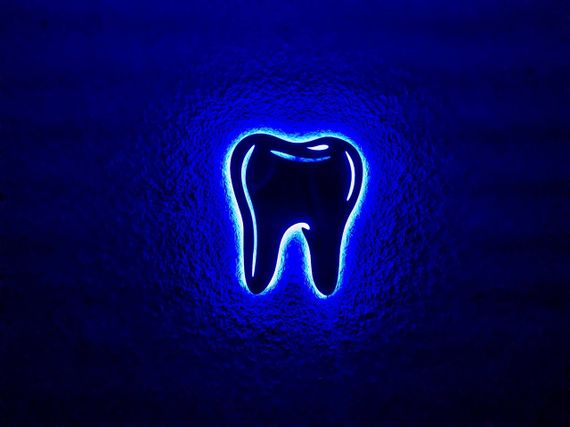 Панно декоративная картина на стену Зуб LED 16 цветов телефон 300х250 acr-p000127 | Зображення 2