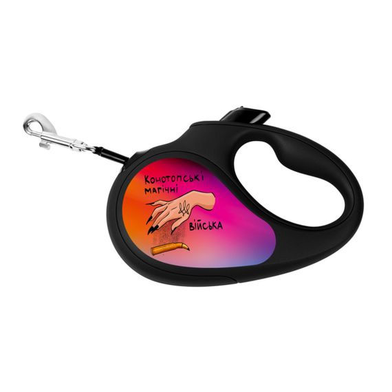 Рулетка для собак Waudog R-Leash L з малюнком "Конотопські Магічні Війська", стрічка, 5 м | Зображення 4