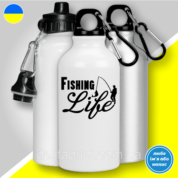 Кружка с принтом рыбалка "Fishing Life" | Зображення 3