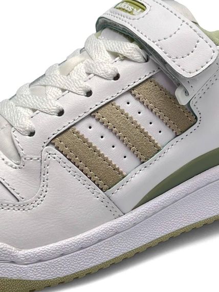 Жіночі кросівки A-didas Forum 84 Low New White Olive  , В'єтнам | Зображення 8