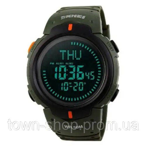 Часы наручные мужские SKMEI 1231AG ARMY GREEN. Цвет: зеленый | Зображення 1